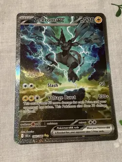 Pokemon TCG Zekrom EX Sir 166/086 Black Bolt - Image 1