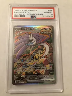 PSA 10 GEM MT Raging Bolt ex 166/131 Prismatic Evolutions SIR GEM MINT Pokemon - Image 2