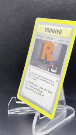 👻 Pokemon TCG - Rocket’s Hideout 63/64 ft. Gengar - Neo Revelation - HP - Image 2