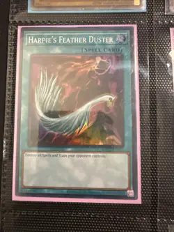 Harpie’s Feather Duster Super Rare 1st Edition EG01-EN022 Yugioh - Image 1