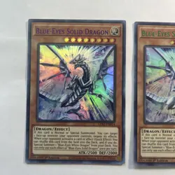 (x2) YuGiOh! - Blue-Eyes Solid Dragon - LDS2-en014 - 1st Edition - NM!! - Image 3