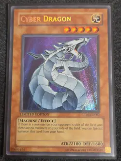 Yugioh Cyber Dragon CT03-EN002 Secret Rare Limited Edition LP - Image 1