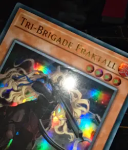 YUGIOH Tri-Brigade Fraktall (PHRA-EN008) Ultra Rare 1st Edition Played - Image 2