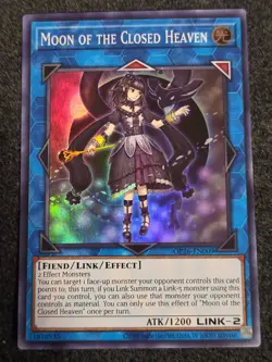 1x Yu-Gi-Oh! Moon Of The Closed Heaven - OP26-EN009 - Super Rare - NM - Image 1