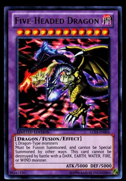Yugioh! Five-Headed Dragon LC03-EN004 Ultra Rare - Image 1