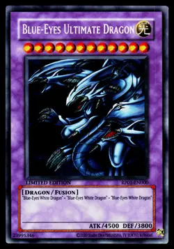Yugioh! Blue-Eyes Ultimate Dragon RP01-EN000 2020 Reprint Secret Rare NM/MINT - Image 1
