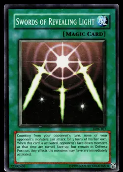 Yugioh! Swords of Revealing Light LOB-101 Super Rare HP - Image 1