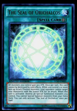 Yugioh! The Seal of Orichalcos LC03-EN001 Ultra Rare LP - Image 1