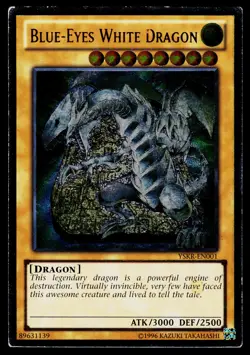 Yugioh! Blue-Eyes White Dragon (UTR) YSKR-EN001 Ultimate Rare MP - Image 1
