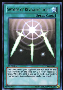 Yugioh! Swords of Revealing Light LCYW-EN057 Ultra Rare 1st Ed - Image 1