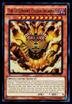 Yugioh! The Legendary Exodia Incarnate LDK2-ENY01 Ultra Rare - Image 1