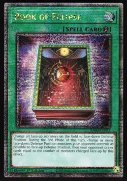 Yugioh! Book of Eclipse (Quarter Century Secret Rare) RA02-EN054 1st Ed - Image 1