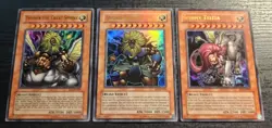 YUGIOH Great SPHINX Set Of 3 Full Ultra HOLOFOIL ANDRO THEINEN TELEIA EP1-EN - Image 1