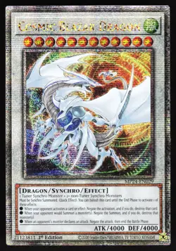 Yugioh! Cosmic Blazar Dragon (Quarter Century Secret Rare) MP24-EN029 1st Ed - Image 1