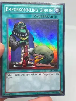YuGiOh! Upstart Goblin Super Rare German TU08-DE004 Turbo Pack 8 LP - Image 3