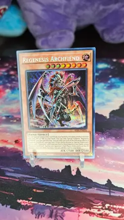 Yu-Gi-Oh! Regenesis Archfiend - ALIN-EN016 Secret Rare 1st Edition NM - Image 1