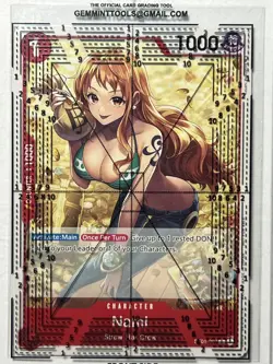 Nami ST01-007 Tournament Pack Vol. 3 Pre-Release (Centered) MINT Promotion Card - Image 3