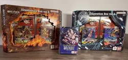 One Piece Illustration Box Vol.5 & Vol.6 & One double pack set 9 Box! Ships Fast - Image 1