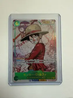 One Piece Luffy OP13-118 SEC Manga Alt Art Carrying On His Will Japanese Edition - Image 1