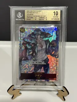 2022 Japanese One Piece Paramount War Kuzan Aokiji OP02-121 BGS 10 Pristine - Image 1