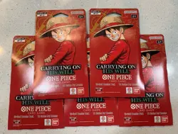 ENGLISH One Piece: Carrying On His Will - Sleeved Booster Pack - OP-13 - x5 - Image 1