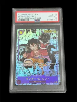 PSA 10 Luffy OP09-119 Manga Alt Art Emperors in the New World ONE PIECE Japanese - Image 1