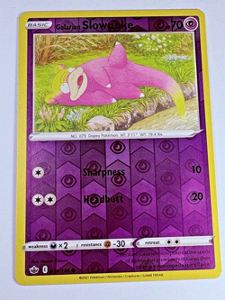 Galarian Slowpoke 054/198 Reverse Holo Rare Chilling Reign Pokemon Cards TCG NM - Image 1