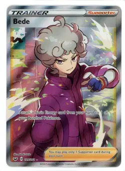 Bede 199/202 Sword & Shield Base Set Pokemon Card - Image 1