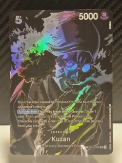 Kuzan OP10-082 SR One Piece Card Game Legacy Of The Master (OP12 SP) Alt Art - Image 1