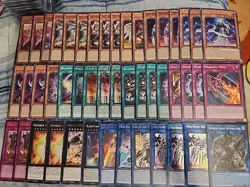 Yugioh 47 Card Mekk-Knight Regenesis Deck Core Blue Sky Nightfall Dogmatika - Image 1