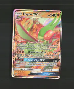 Flygon GX 110/236 Cosmic Eclipse Ultra Rare Holo Pokemon Card NM - Image 1
