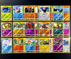 2017 Pokemon BURNING SHADOWS Set REVERSE HOLO Cards Sun & Moon Lot Rare + MINT - Image 1