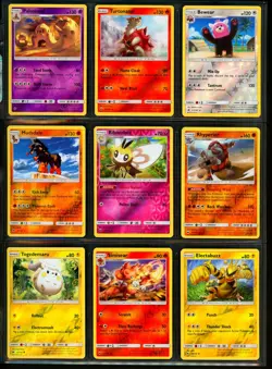 2017 Pokemon BURNING SHADOWS Set REVERSE HOLO Cards Sun & Moon Lot Rare + MINT - Image 3