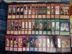 Yugioh 45 Card Dracotail Dragonmaid Deck Core Rahu Parlor Chamber Nurse - Image 1