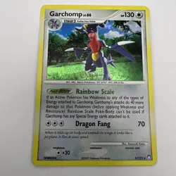 Pokemon Garchomp 2007 LV.66 Holo Card 9/123 Mysterious Treasures T4412 - Image 1