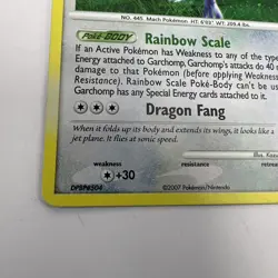 Pokemon Garchomp 2007 LV.66 Holo Card 9/123 Mysterious Treasures T4412 - Image 5