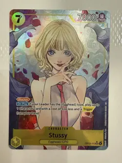 Stussy OP13-110 Alternate Art One Piece Card English Carrying On His Will - Image 1