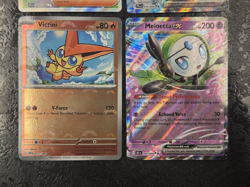POKEMON ETHAN'S ADVENTURE - EMPOLEON EX - VICTINI - MELOETTA EX CARDS (SET OF 4) - Image 3