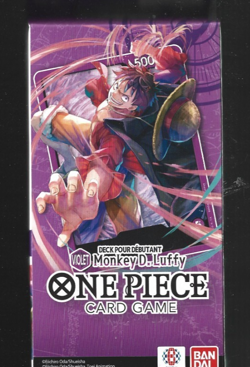 BANDAI ONE PIECE CARD GAME DECK DEBUTANT ST18 MONKEY D. LUFFY FR - Image 1