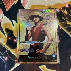 Monkey.D.Luffy P-047 Premium Card Collection Live Action Edition MINT SEALED - Image 1