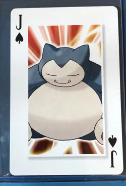 2006 Pokemon 10th Anniversary Playing Card Snorlax - Image 1