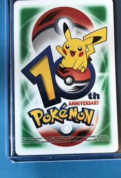 2006 Pokemon 10th Anniversary Playing Card Snorlax - Image 2