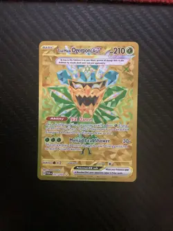 Teal Mask Ogerpon ex 221/167 Sv06: Twilight Masquerade Holo Pokemon Card Gold NM - Image 1