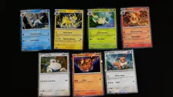 7x Pokemon Black Star Promo Cards Cosmo Holos Bundle NM (Eevee HD Galaxy Swirl) - Image 1