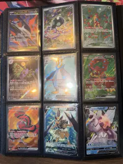Huge Pokemon Binder Bulk Lot of 280+ Cards Mixed +folder And Mat - Image 4