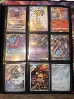 Huge Pokemon Binder Bulk Lot of 280+ Cards Mixed +folder And Mat - Image 5
