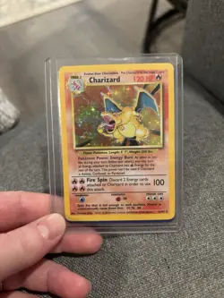 Charizard 4/102 Base Set Holo Rare 120 HP Pokemon TCG Card Wizards of the Coast - Image 2