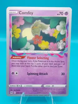 Pokemon TCG World Championships 2023 Deck Promo Card Comfey 079/196 LP - Image 1