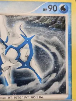 Pokemon TCG Arceus AR4 2009 Platinum Arceus SWIRL Holo Rare Card - MP - Image 5