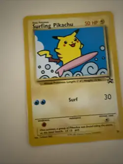 Pokemon TCG Surfing Pikachu Black Star Promo Card 28 - Image 1